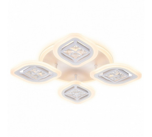 Потолочная светодиодная люстра Ambrella Light Acrylica Ice FA280 Потолочная светодиодная люстра Ambrella Light Acrylica Ice FA280
