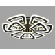 Потолочная люстра Ambrella Light Acrylica Original FA8893