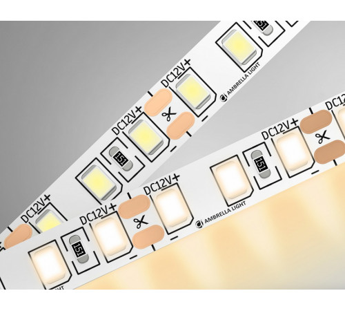 Светодиодная лента Ambrella Light LED Strip 12В 2835 9,6Вт/м 3000K 5м IP20 GS1101
