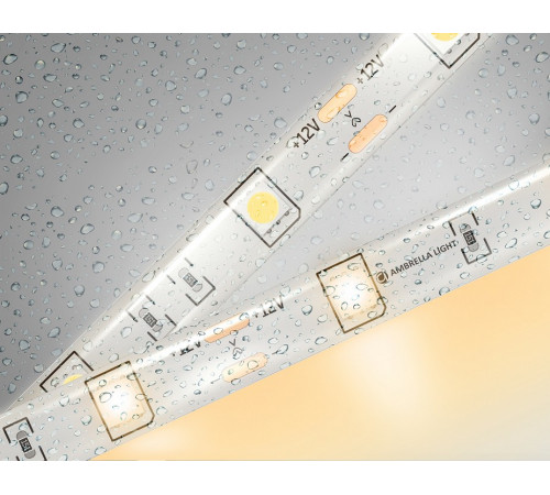 Светодиодная лента Ambrella Light LED Strip 12В 5050 7,2Вт/м 3000K 5м IP65 GS1901 Светодиодная лента Ambrella Light LED Strip 12В 5050 7,2Вт/м 3000K 5м IP65 GS1901