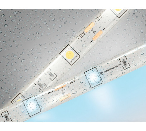 Светодиодная лента Ambrella Light LED Strip 12В 5050 7,2Вт/м 6500K 5м IP65 GS1903 Светодиодная лента Ambrella Light LED Strip 12В 5050 7,2Вт/м 6500K 5м IP65 GS1903