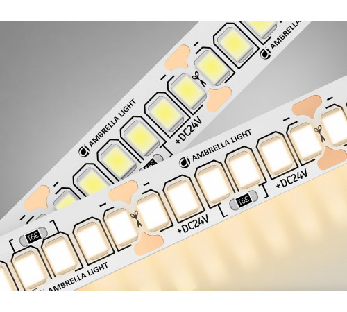Светодиодная лента Ambrella Light LED Strip 24В 2835 18Вт/м 3000K 5м IP20 GS3301