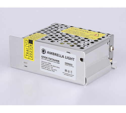 Блок питания Ambrella Light LED Driver 24V 36Вт AC90-260 1.5A IP20 GS9602