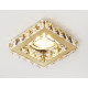 Встраиваемый светильник Ambrella Light Crystal K110 CL/G