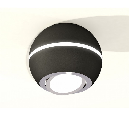 Накладной поворотный светильник с дополнительной подсветкой Ambrella Light Techno XS1102021 (C1102, N7003)