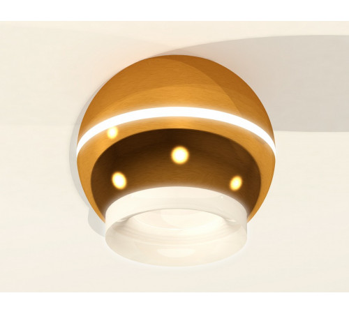 Накладной светильник с дополнительной подсветкой Ambrella Light Techno XS1105030 (C1105, N7165)