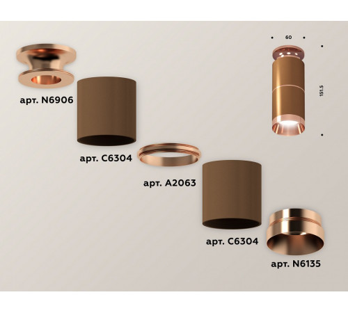 Потолочный светильник Ambrella Light Techno Spot XS6304210 (N6906, C6304, A2063, N6135)