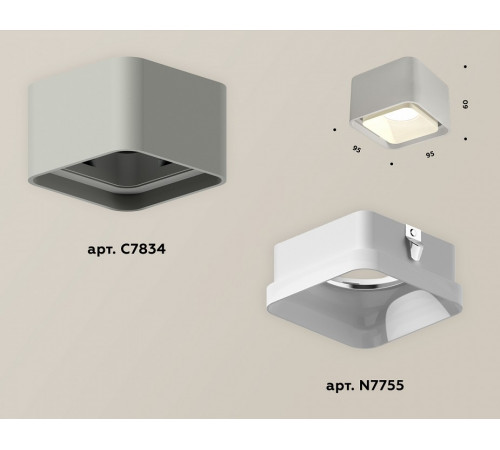 Потолочный светильник Ambrella Light Techno Spot XS7834010 (C7834, N7755) Потолочный светильник Ambrella Light Techno Spot XS7834010 (C7834, N7755)