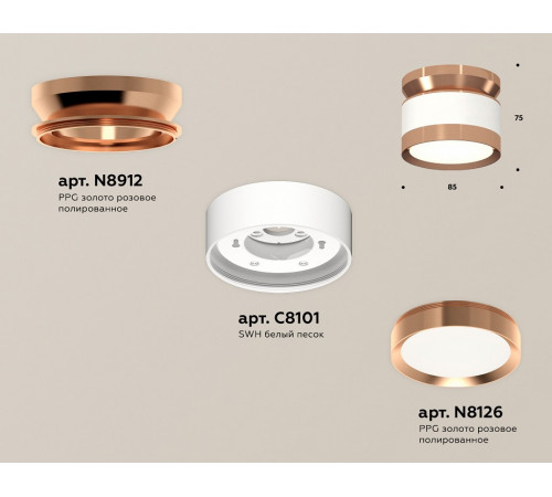 Потолочный светильник Ambrella Light Techno Spot XS8101065 (N8912, C8101, N8126) Потолочный светильник Ambrella Light Techno Spot XS8101065 (N8912, C8101, N8126)