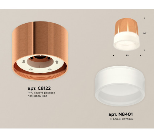 Потолочный светильник Ambrella Light Techno Spot XS8122010 (C8122, N8401)