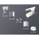 Трековый однофазный светильник Ambrella Light Track System XT6301051 (A2520, C6305, A2060, C6301, N6248)