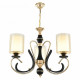 Подвесная люстра Arte Milano Florentia 302237/3 Bk/Gd