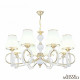 Подвесная люстра Arte Milano Florentia-2387 302387/8 Wh/Gd