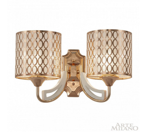 Бра Arte Milano Florentia-3387 303387/2W Wh/Gd Бра Arte Milano Florentia-3387 303387/2W Wh/Gd
