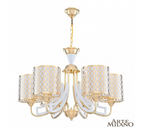 Подвесная люстра Arte Milano Florentia-3387 303387/6 Wh/Gd