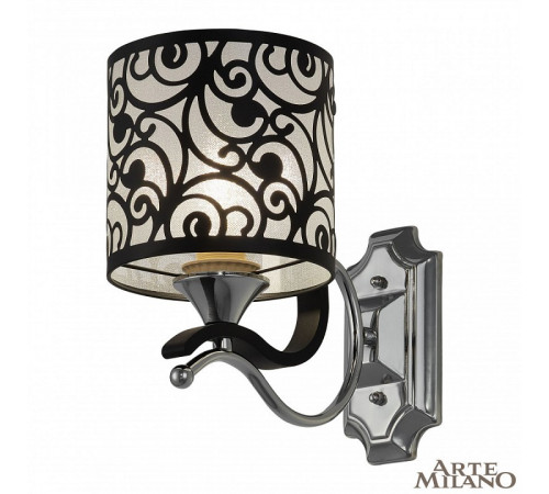 Бра Arte Milano Florentia-4957 304957/1W Bk/Ni Бра Arte Milano Florentia-4957 304957/1W Bk/Ni