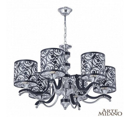 Подвесная люстра Arte Milano Florentia-4957 304957/6 Bk/Ni