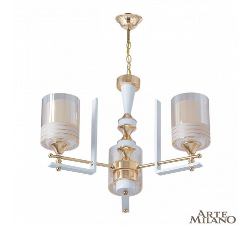 Подвесная люстра Arte Milano Florentia-6087 306087/3 Wh/Gd