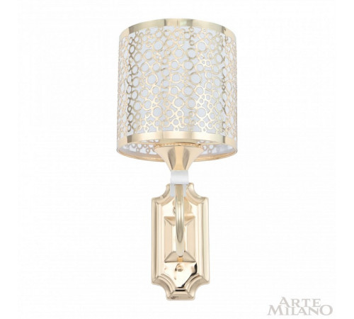 Бра Arte Milano Florentia-9787 309787/1W Wh/Gd