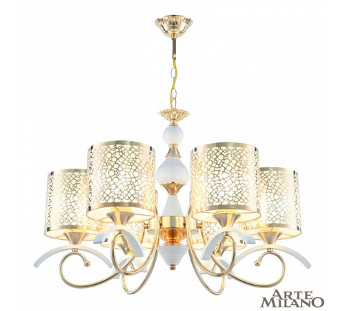 Подвесная люстра Arte Milano Florentia-9787 309787/6 Wh/Gd