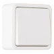 Выключатель двухклавишный Arte Milano 310.30-2.white