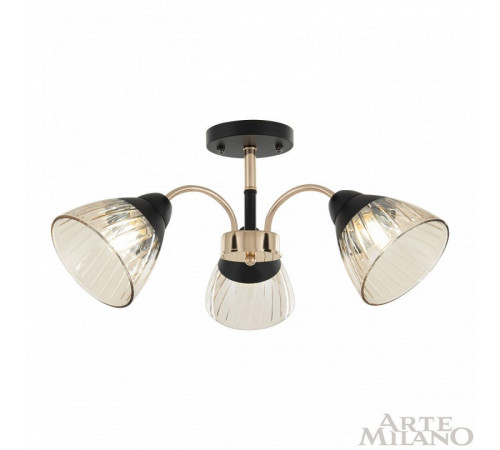 Люстра на штанге Arte Milano Napoli 320119/3 FG+BK Люстра на штанге Arte Milano Napoli 320119/3 FG+BK