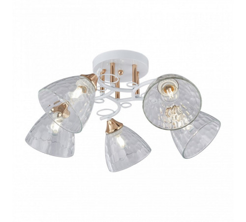 Потолочная люстра Arte Milano Amalfi 321395/5A WH+FG Потолочная люстра Arte Milano Amalfi 321395/5A WH+FG