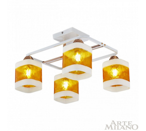 Потолочная люстра Arte Milano Amalfi 322008/4 WH+FG