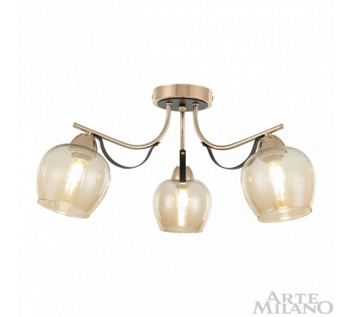 Потолочная люстра Arte Milano Amalfi 322306/3 FG+BK