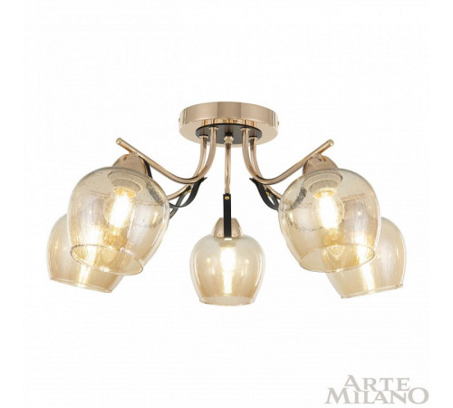 Потолочная люстра Arte Milano Amalfi 322306/5 FG+BK