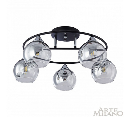 Потолочная люстра Arte Milano Amalfi 322403/5 BK+CR
