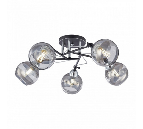 Потолочная люстра Arte Milano Amalfi 323685/5B BK+CR Потолочная люстра Arte Milano Amalfi 323685/5B BK+CR