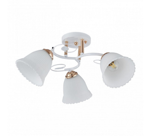 Потолочная люстра Arte Milano Amalfi 325395/3A WH+FG Потолочная люстра Arte Milano Amalfi 325395/3A WH+FG