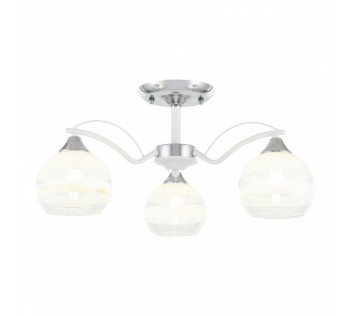 Потолочная люстра Arte Milano Napoli 326503/3 CR+WH Потолочная люстра Arte Milano Napoli 326503/3 CR+WH
