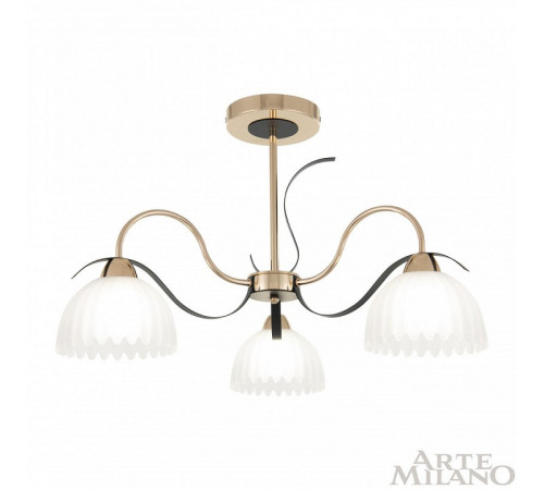 Люстра на штанге Arte Milano Napoli 327306/3 FG+BK Люстра на штанге Arte Milano Napoli 327306/3 FG+BK