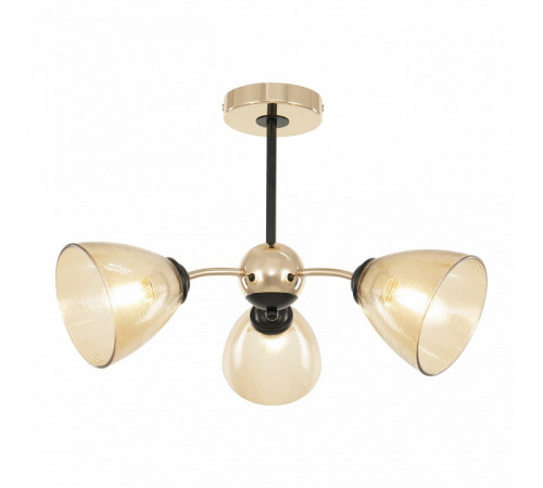 Люстра на штанге Arte Milano Napoli 329007/3 GD.BK Люстра на штанге Arte Milano Napoli 329007/3 GD.BK