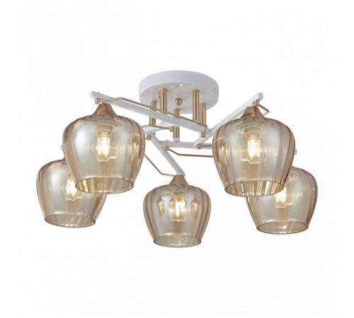 Потолочная люстра Arte Milano Amalfi 329508/5 WH+FG Потолочная люстра Arte Milano Amalfi 329508/5 WH+FG
