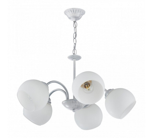 Подвесная люстра Arte Milano Amalfi 335010/5 WT+SL Подвесная люстра Arte Milano Amalfi 335010/5 WT+SL