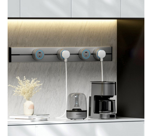 Накладной шинопровод Arte Milano Am-track-sockets-39 392305TO/50 Grey