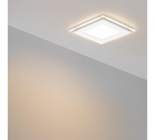 Встраиваемый светодиодный светильник Arlight LT-S96x96WH 6W Day White 014934 Встраиваемый светодиодный светильник Arlight LT-S96x96WH 6W Day White 014934