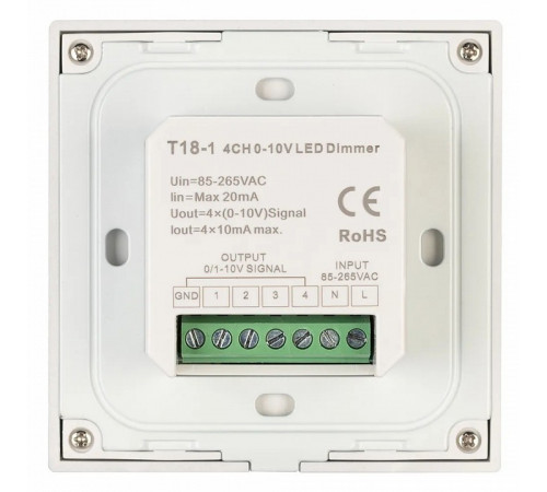 Панель Arlight Smart-P34-Dim-IN White (230V, 0-10V, Sens, 2.4G) 027111 Панель Arlight Smart-P34-Dim-IN White (230V, 0-10V, Sens, 2.4G) 027111