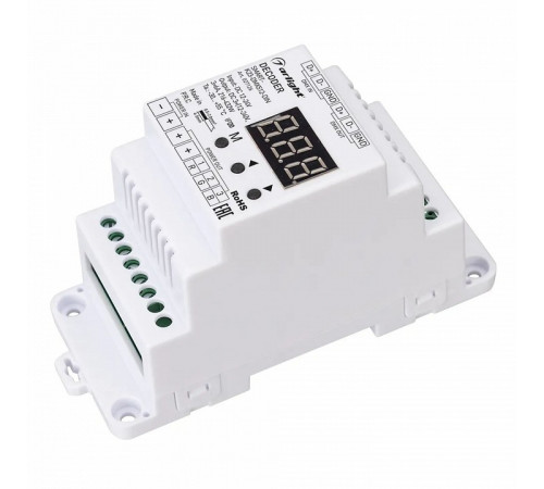Декодер Arlight Smart-K23-DMX512-Din (12-24V, 3x6A) 027126