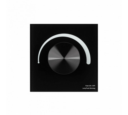Панель Arlight Smart-P37-Dim-IN Black (230V, 1.2A, Triac, Rotary, 2.4G) 028109