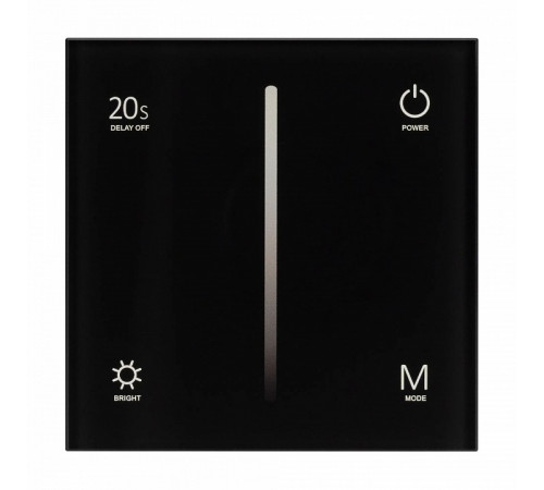 Панель Arlight Smart-P36-Dim-IN Black (230V, 1.2A, Triac, Sens, 2.4G) 028110 Панель Arlight Smart-P36-Dim-IN Black (230V, 1.2A, Triac, Sens, 2.4G) 028110