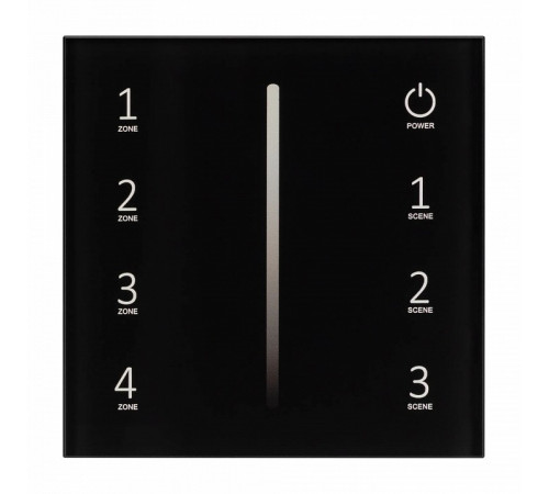 Панель Arlight Smart-P34-Dim-IN Black (230V, 0-10V, Sens, 2.4G) 028112 Панель Arlight Smart-P34-Dim-IN Black (230V, 0-10V, Sens, 2.4G) 028112