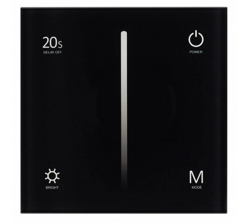 Панель Arlight Smart-P35-Dim-IN Black (230V, 0-10V, Sens, 2.4G) 028113