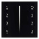 Панель Arlight Sens Smart-P17-Dim Black (230V, 4 зоны, 2.4G) 028129