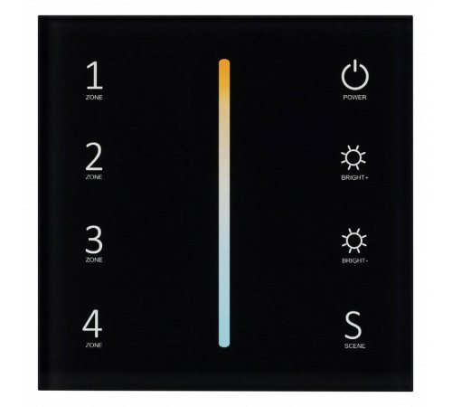 Панель Arlight Sens Smart-P43-Mix Black (230V, 4 зоны, 2.4G) 028137 Панель Arlight Sens Smart-P43-Mix Black (230V, 4 зоны, 2.4G) 028137