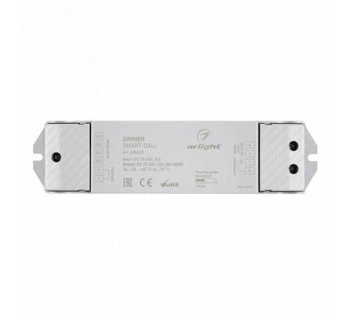 Диммер Arlight SMART-DALI2-301-72-ADDR-DIM-PS-SUF (12-48V, 1x15A) 028420(1) Диммер Arlight SMART-DALI2-301-72-ADDR-DIM-PS-SUF (12-48V, 1x15A) 028420(1)
