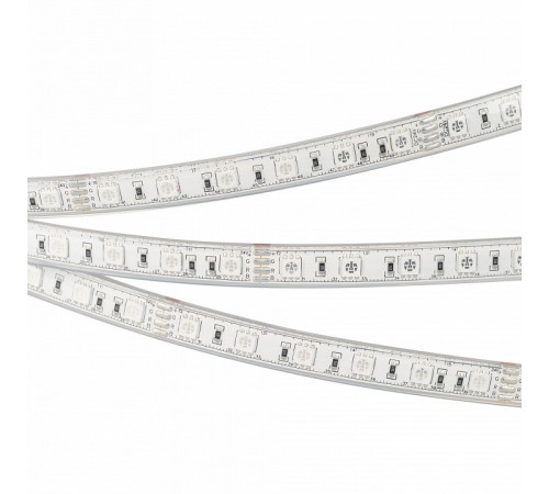 Светодиодная лента герметичная Arlight RTW-PU-B60-12.5mm 24V RGB (14.4 W/m, IP68, Wire 2m, 5m) 029515(3)